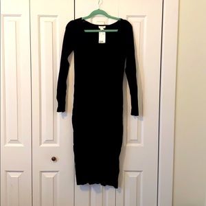 NWT Black BodyCon sweater dress
